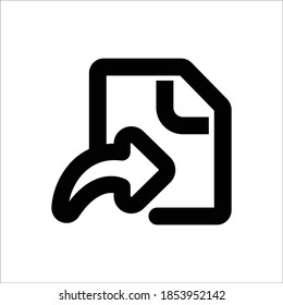 Share Icon - Vector Illustration .