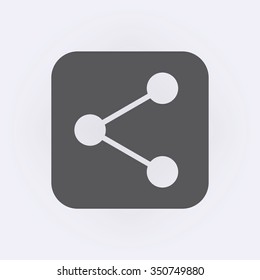 Share icon . Vector illustration
