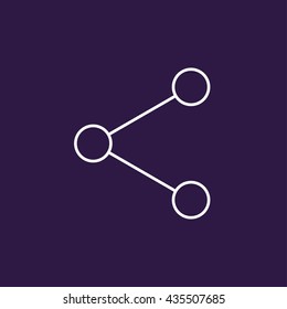 Share icon . Vector illustration