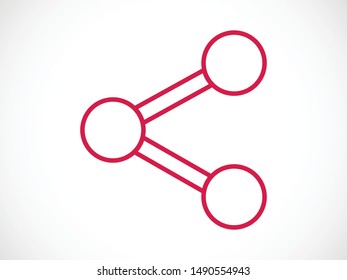 Share icon vector illustration EPS10