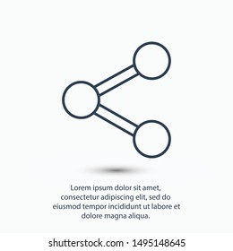 Share icon vector illustration EPS10