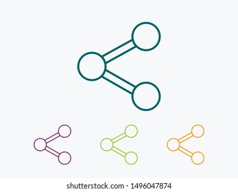 Share icon vector illustration EPS10