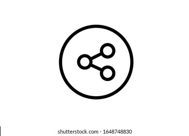 Icon-Vektorillustration teilen - EPS10