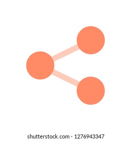 Share Icon Vector Illustration in Flat Style for Any Purpose