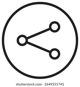 share icon vector illustration isolated sign
