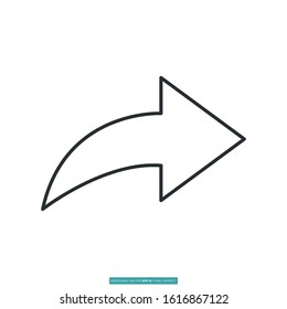share icon vector illustration logo template for many purpose. Isolated on white background.