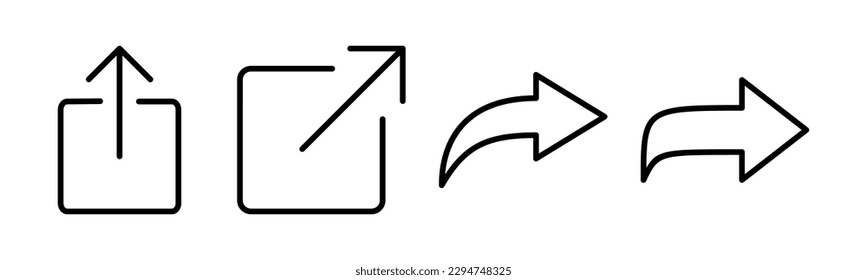 Share icon vector illustration. Sharing sign and symbol