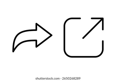 Share icon vector illustration. Sharing sign and symbol