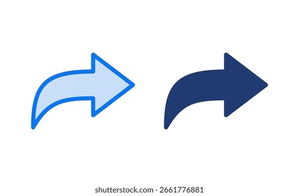 Symbol teilen, Vektorgrafik. Freigabezeichen und -symbol