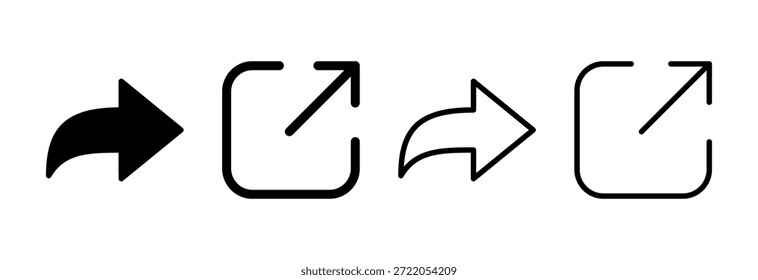 Share icon vector illustration. Sharing sign and symbol