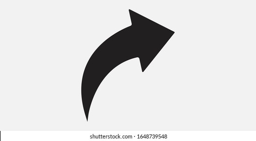 Share icon. Vector illustration icon. Simple icon. Arrow symbol