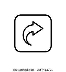 Share icon Vector logo outline