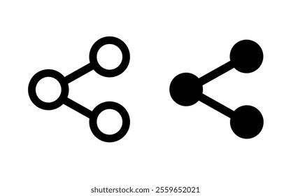 share icon vector on white background