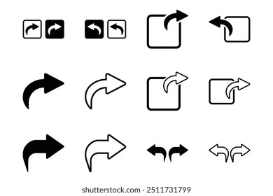 Share icon vector set design on the white background