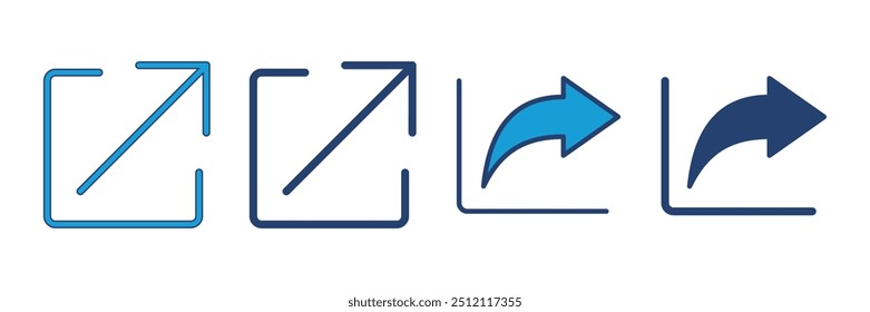 Share icon vector. Sharing vector icon