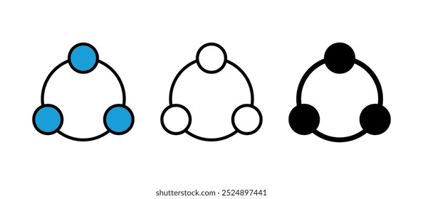 Share icon vector. Sharing vector icon