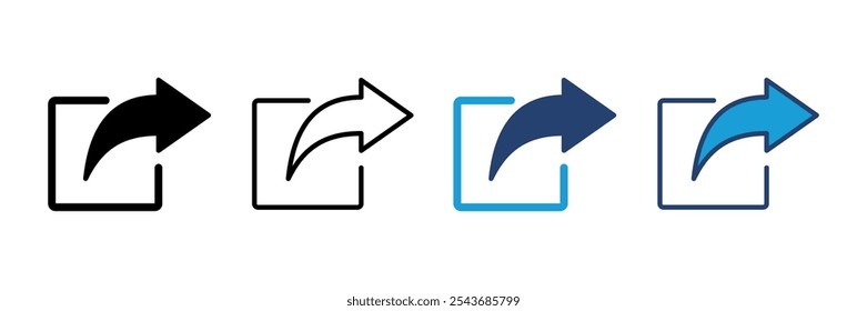 Compartilhar vetor de ícone. Ícone de vetor de compartilhamento