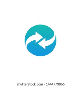 share icon vector, sharing logo design template