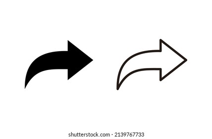 Compartir vector de icono Símbolo y signo de uso compartido