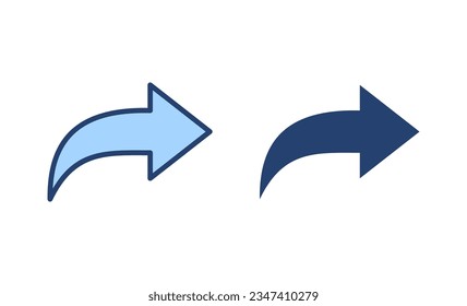 Share icon vector. Sharing sign and symbol