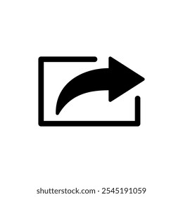 Share icon vector. Sharing sign and symbol
