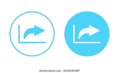 Share icon vector. Sharing sign and symbol
