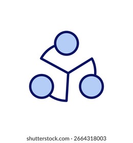 Vector de íconos de Compartir. Compartir signo y símbolo