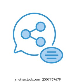 Share icon vector stock illustration