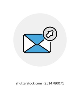 Share icon vector stock illustration