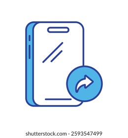Share icon vector stock illustration