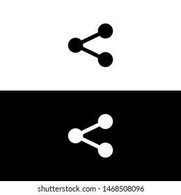 Share icon vector, Share Symbol vector