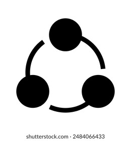 Ilustración de diseño de símbolos de Vector de iconos de Compartir