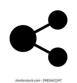 Ilustración de diseño de símbolos de Vector de iconos de Compartir