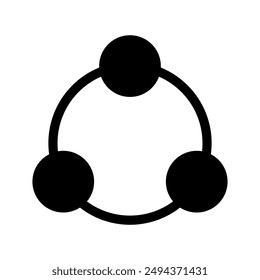 Ilustración de diseño de símbolos de Vector de iconos de Compartir