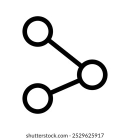Compartilhar ilustração de design de símbolo de vetor de ícone