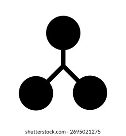Symbol teilen Vektorsymbol Design Illustration