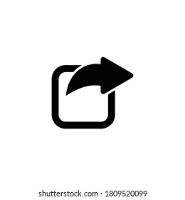 share icon vector symbol isolated illustration white background