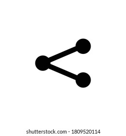 share icon vector symbol isolated illustration white background