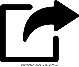 share icon vector. symbol, sign