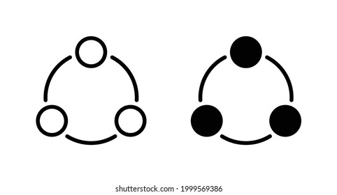 Share icon vector for web, computer and mobile app