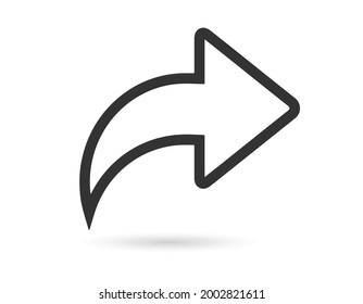 Share icon vector for web, computer and mobile app