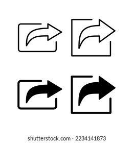 Share icon vector for web and mobile app. Sharing sign and symbol