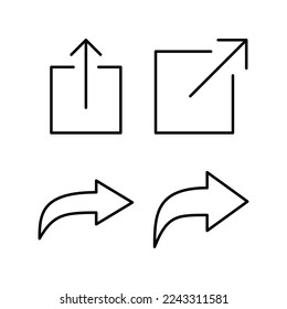 Share icon vector for web and mobile app. Sharing sign and symbol
