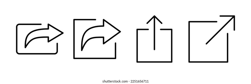 Compartir vector de icono para aplicaciones web y móviles. Símbolo y signo de uso compartido