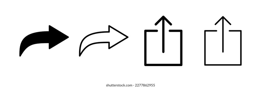 Share icon vector for web and mobile app. Sharing sign and symbol