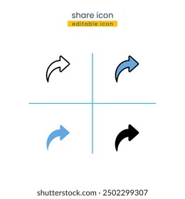 share icon web and app
