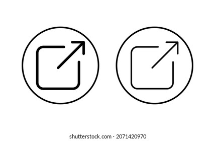 Share icons set. Sharing sign and symbol