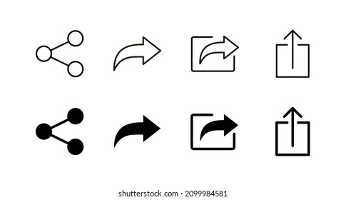 Symbole freigeben Set. Freigabezeichen und -zeichen