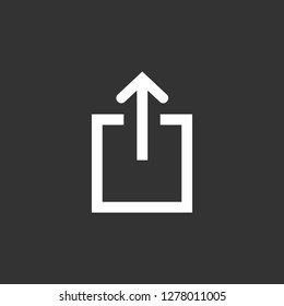 Share icons symbols vector