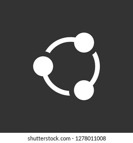Share icons symbols vector